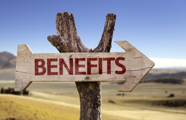 Benefits wooden sign on desert background.jpeg