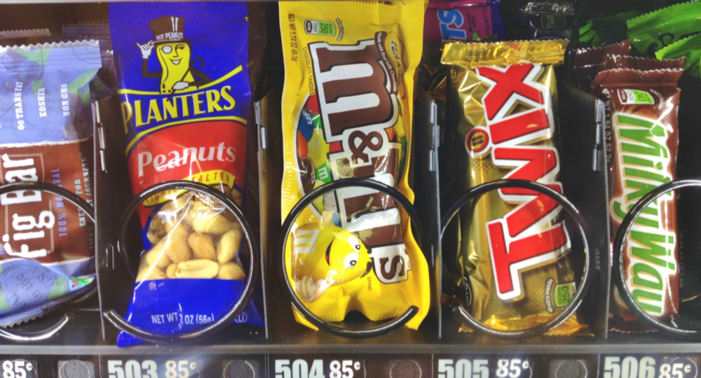 vending machine selections